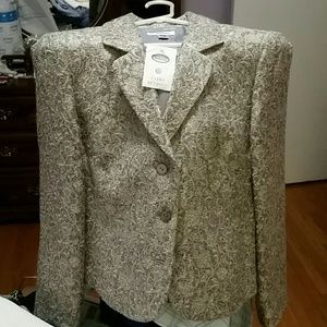 Wool fitted waist jacket